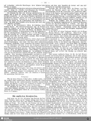 Die englischen Kronjuwelen