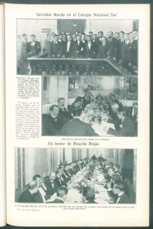 Salvador Rueda en el Colegio Nacional Sur