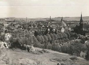 Ostritz : Der Stadtkern von Südwesten