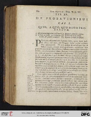 Tit. XV: De Probationibus