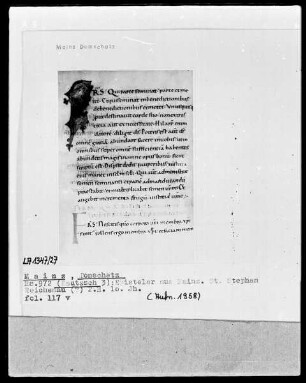 Epistolar: Textseite mit Initiale P?