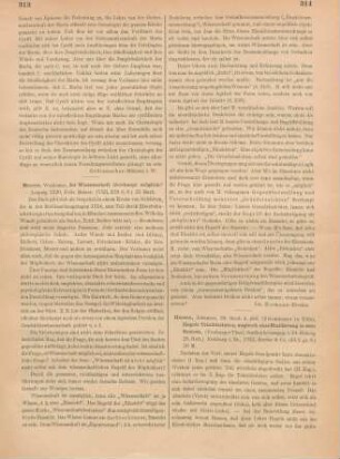 313-314 [Rezension] Meurer, Waldemar, Ist Wissenschaft überhaupt möglich?