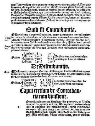 Caput tertium de Concordantiarum diuisione.