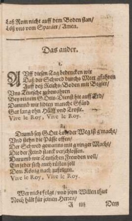 Das ander.