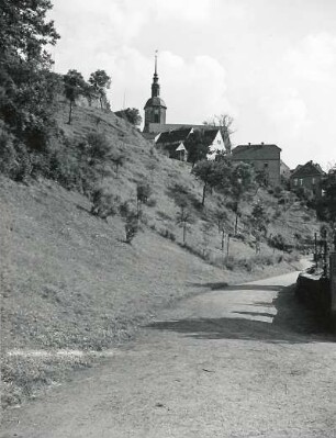Dohna. Blick zur Stadtkirche