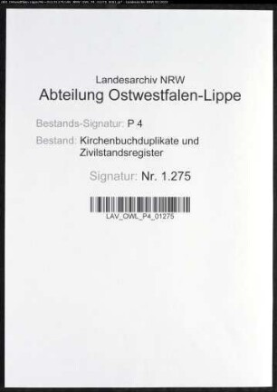 Kirchenbuchduplikat der evangelisch-lutherischen Kirchspielgemeinde Iserlohn (GHT 1850). (Gemeinde: Iserlohn, evangelisch-lutherische Kirchspielgemeinde)