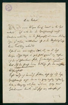 Brief vom 28. März 1873