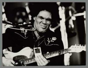Lousiana Red : Portrait des Bluesmusikers Lousiana Red beim American Folk Blues Festival im Kulturpalast Dresden