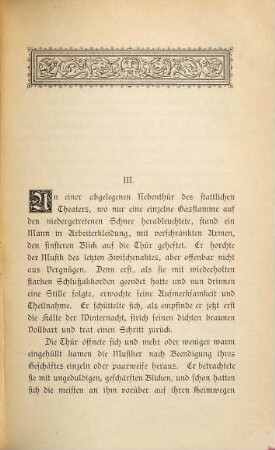 Die Schule des Lebens, 3. Das Glück : Novelle