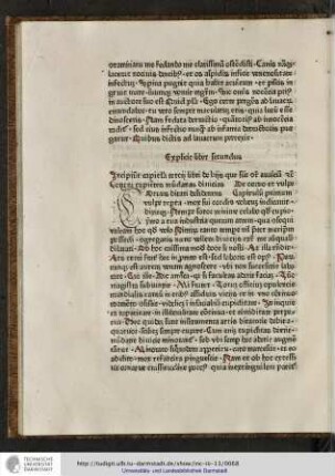 De corvo et vulpe. Capitulum primum