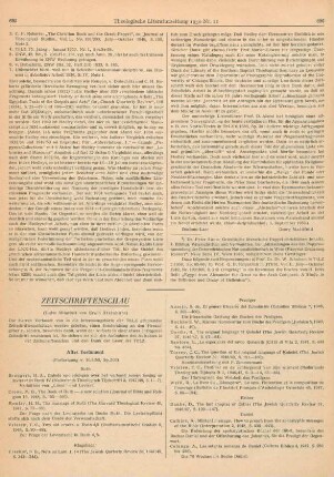 Zeitschriftenschau