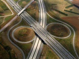 Erfurter Kreuz, Bundesautobahn A 4, Bundesautobahn A 71
