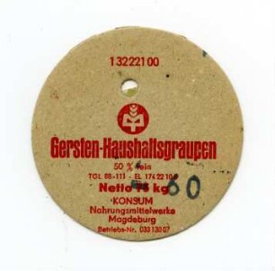 KONSUM Nahrungsmittelwerke Magdeburg