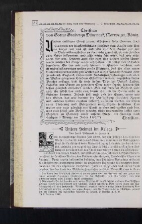 Unsere Heimat im Kriege