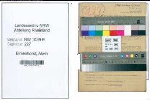 Entnazifizierung Alwin Elmenhorst , geb. 22.09.1885 (Amtsgehilfe)