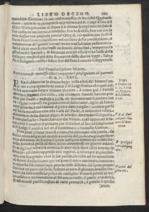 Cap. XXVI. Del Fratello Cosimo Meacee. Battezzato, & ammesso alla Compagnia è perseguitato da' parenti