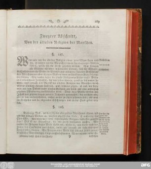 [Ersten Buchs, Zweytes Hauptstük, von der Religion.]