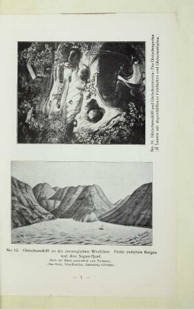 12. Gletscherschliff an der norwegischen Westküste. Partie zwischen Bergen und dem Sogue-Fjord