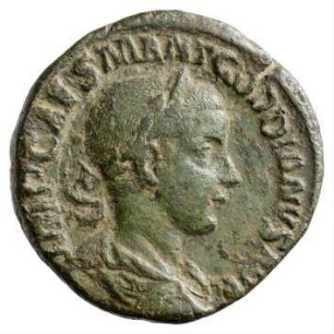 Münze, Sesterz, 240 n. Chr.