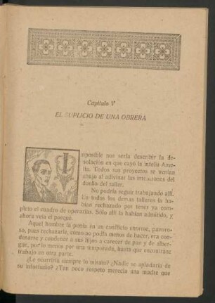 Capítulo V - El suplicio de una obrera