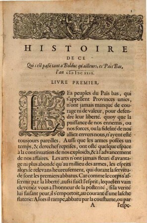 Histoire du siège de Bol-Duc