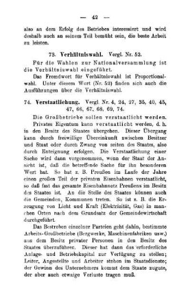 74. Verstaatlichung.