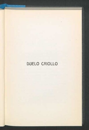 El duelo