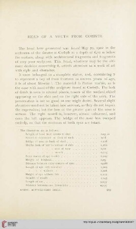 28: Head of a youth from Corinth