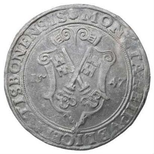 Fundmünze, Guldiner (Guldengroschen), 1547