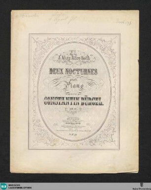 2: Deux nocturnes pour le piano : op. 17