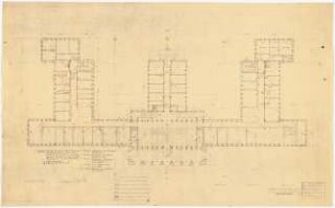 Verwaltungsgebäude der Sächsischen Bauernschaft, Dresden: Grundriss Erdgeschoss 1:100