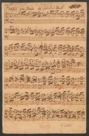 Fantasien und Fugen. Auszüge; org; g-Moll; BWV 542