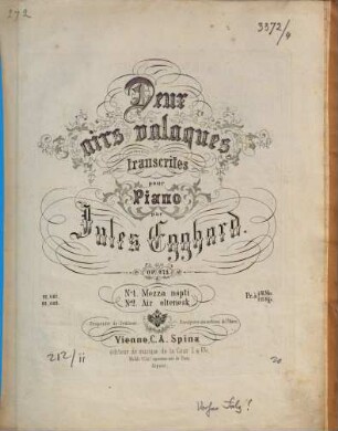 Deux airs valaques : transcrites pour piano ; op. 273,2. 2, Air oltenesk