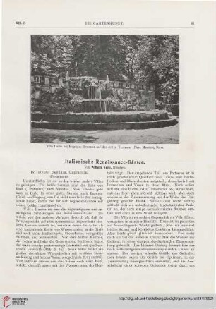 13: Italienische Renaissance-Gärten, [8], Tivoli, Bagnaia, Caprarola