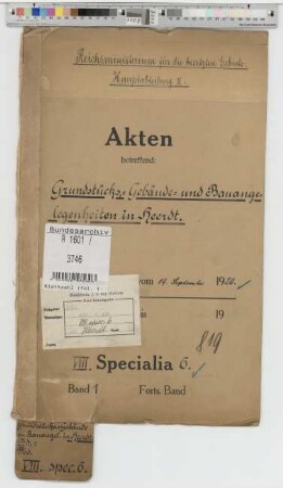 Grundstücks-, Gebäude und Bauangelegenheiten in Heerdt