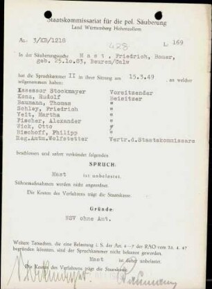 Mast, Friedrich