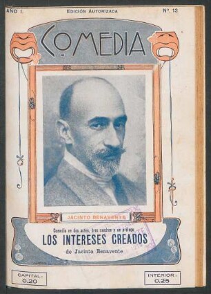 [Fotografía de] Jacinto Benavente
