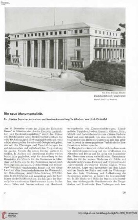 54: Die neue Monumentalität : zur "Zweiten Deutschen Architektur- und Handwerksausstellung" in München