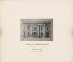 Villa Rütgers, Berlin-Tiergarten: Vorderansicht