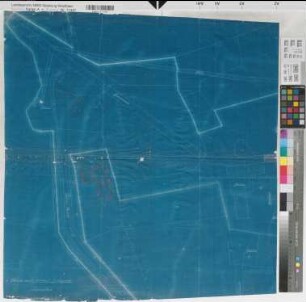 Bentlage (Rheine) Saline und Solbad Gottesgabe Lageplan 1909 1 : 500 71 x 68 Blaupause Gut Bentlage Nr. 2631