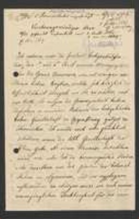 Brief von Santo Garovaglio an Unbekannt
