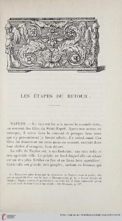 Les Étapes du Retour