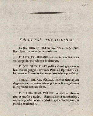 3, Facultas Theologica