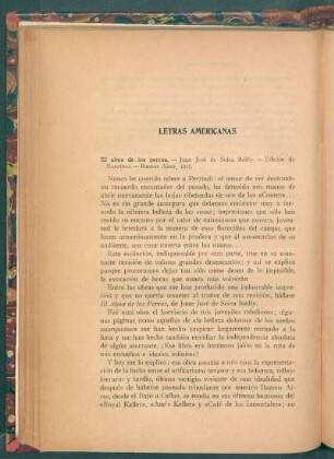 Letras americanas