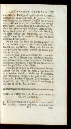 Suite de l'Histoire de Constantinople sous les Croisés.