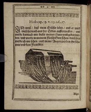Hiob cap. 19. v. 25, 26, 27