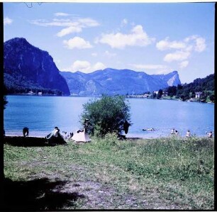 Mondsee: Mondsee mit Drachenstein