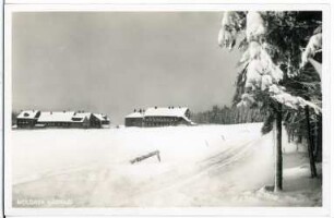 Moldau. Blick auf Moldau im Winter