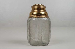 Schraubflasche aus Kristallglas, Thüringen, Mitte 17. Jahrhundert