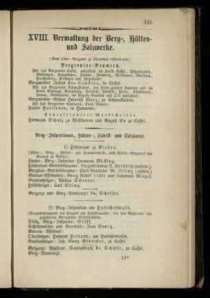 Verwaltung der Berg-, Hütten- und Salzwerke